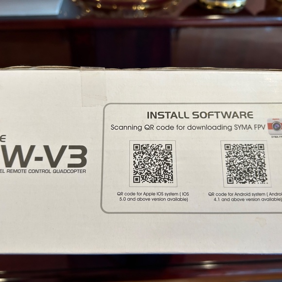 Quadcopter Drone Syma X5SW-V3 WiFi FPV Real Time 2.4Ghz 4CH 6-Axis Gyro RC White - Picture 8 of 9